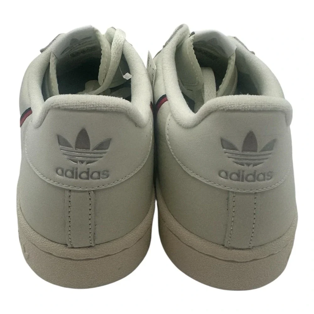 Adidas Continental 80 Shoes Mens‎ 6 Womens 7 Off White/Scarlet Sneakers B41680